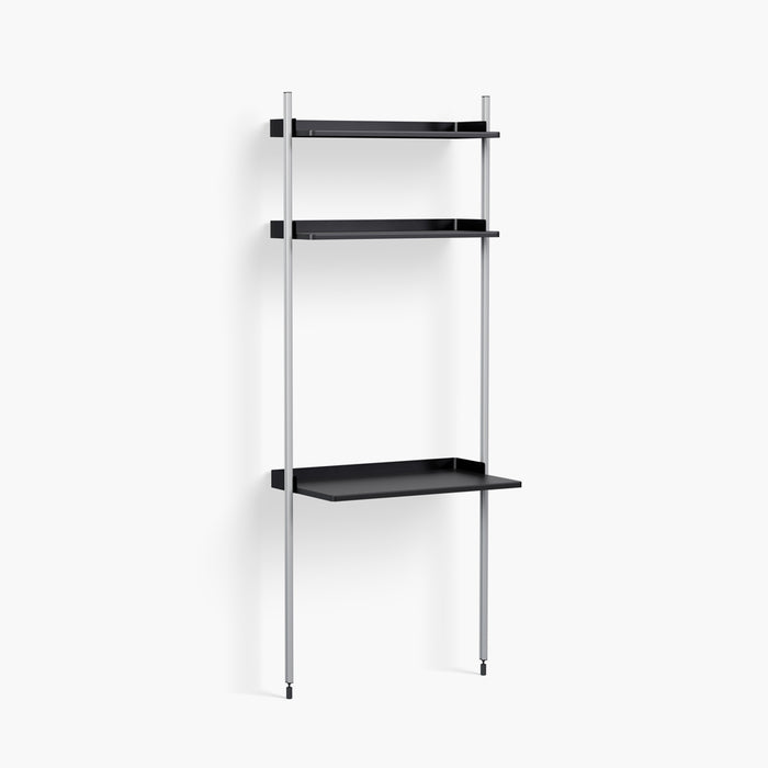 HAY PIER SHELVING SYSTEM 11 with Work Desk - 1 column