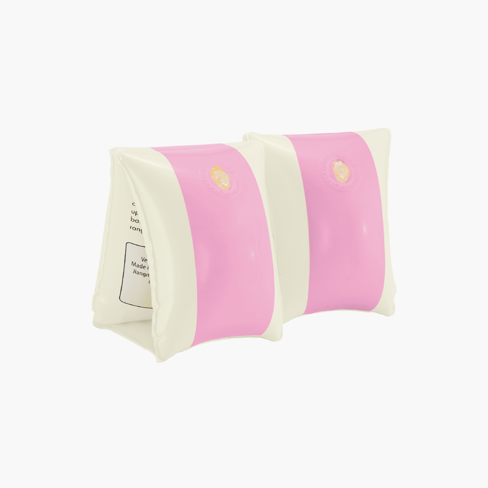 Petite Pommes Stylish Inflatable Armbands for Kids - Bubblegum Pink