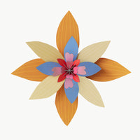 Studio ROOF - Flower Wall Decoration - Apricot Sorbet