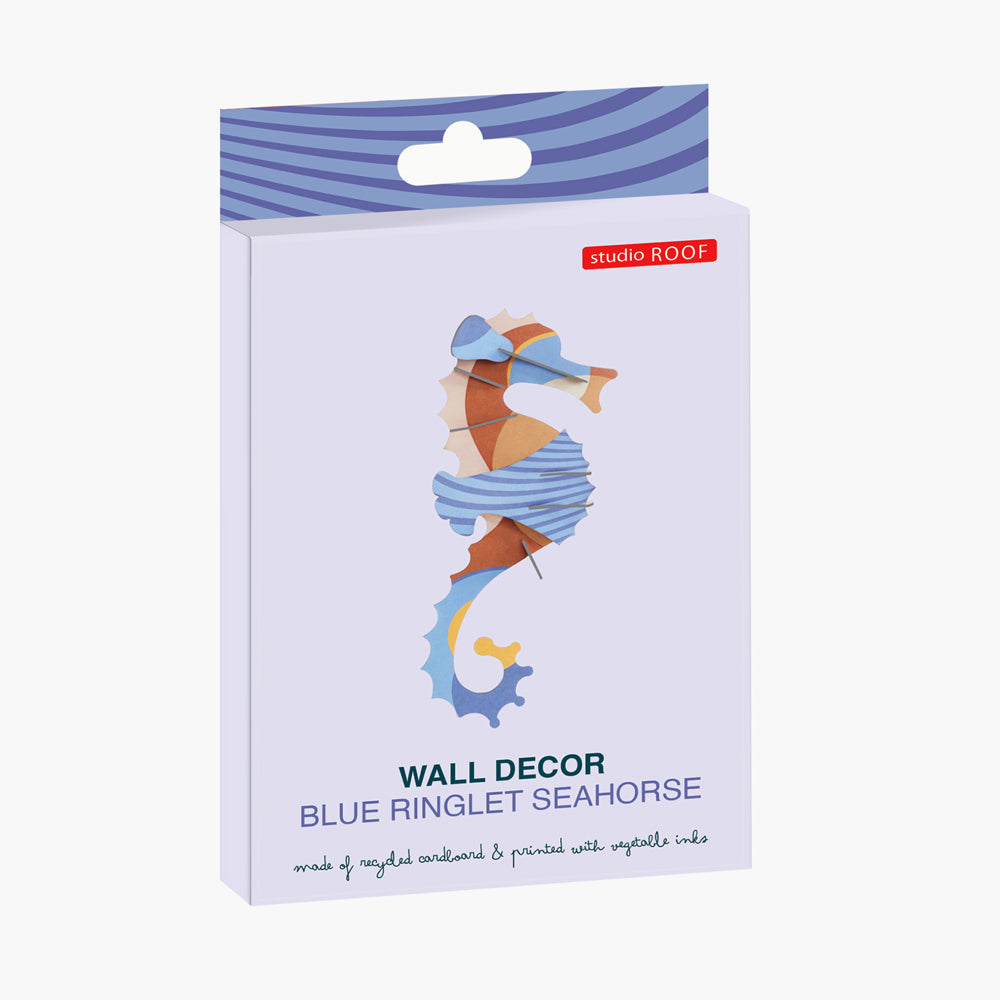 Blue Ringlet Seahorse Wall Decoration from Studio Roof