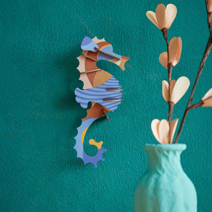 Blue Ringlet Seahorse Wall Decoration from Studio Roof