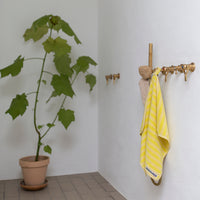 Bongusta Naram Striped Bath Towel - Bright Yellow