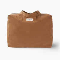 Rive Droite Camel Recycled Cotton Weekend Bag - Elzevir