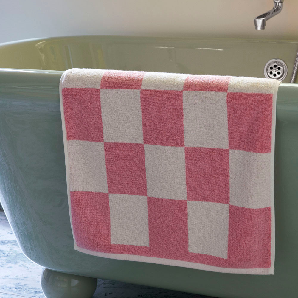 CHECK Bath Mat - PINK