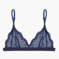Dolce Bralette triangle-top bra in Navy blue from Cosabella