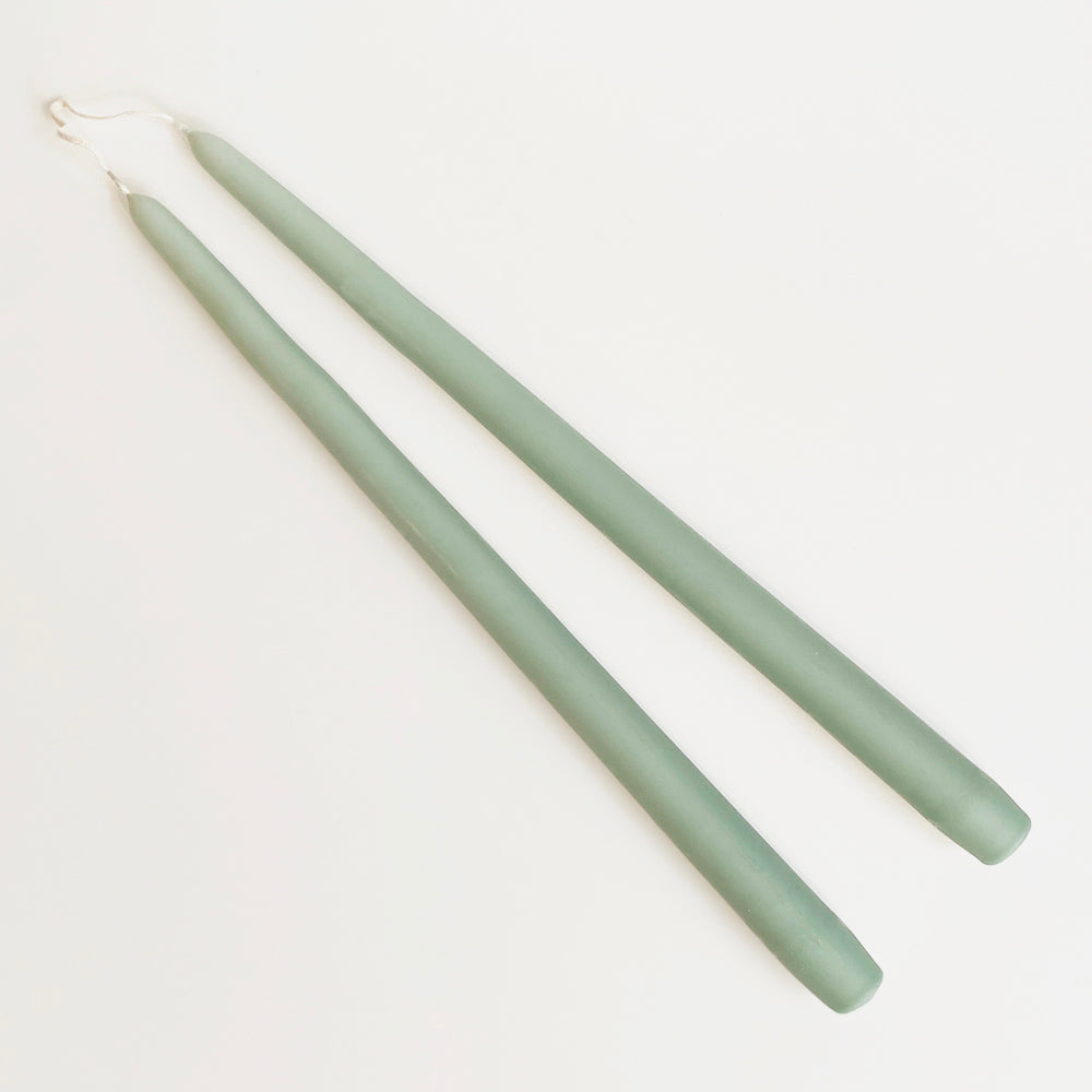 Hand Dipped Tapered Candles 35cm - Set of Two - Assorted Colors