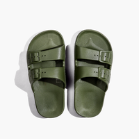 Kids sandals in olive green