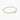 Friends Forever Lock Bracelet in 14K gold plated 925 sterling silver from BY1OAK