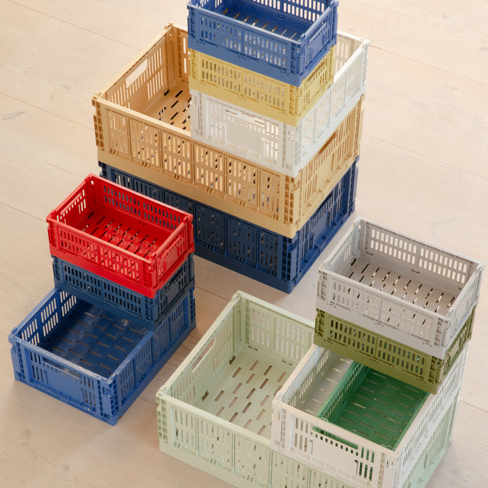 Recycled Small Colour Crate - Blush