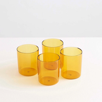 Maison Balzac Set of Four Large Drinking Glasses - Miel