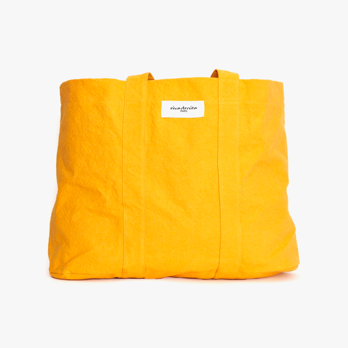 Rive Droite Yellow Recycled Cotton Tote Bag - Marcel
