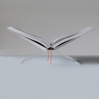 Bookstand in clear acrylic from New Mags