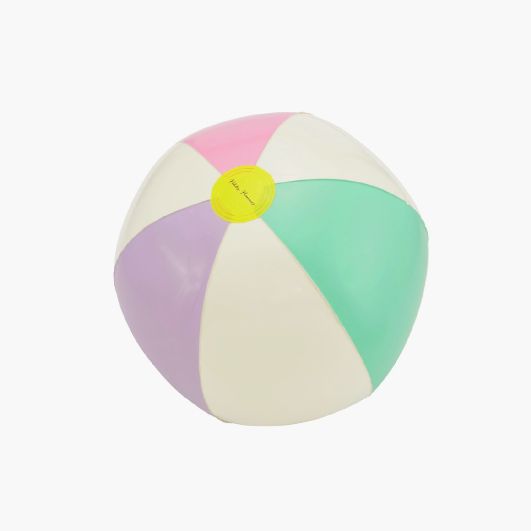 Petite Pommes Otto Inflatable Beach Ball - Pastel Colors