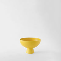 Strøm Bowl Small - Yellow designed by Danish artist Nicholai Wiig-Hansen from Raawii