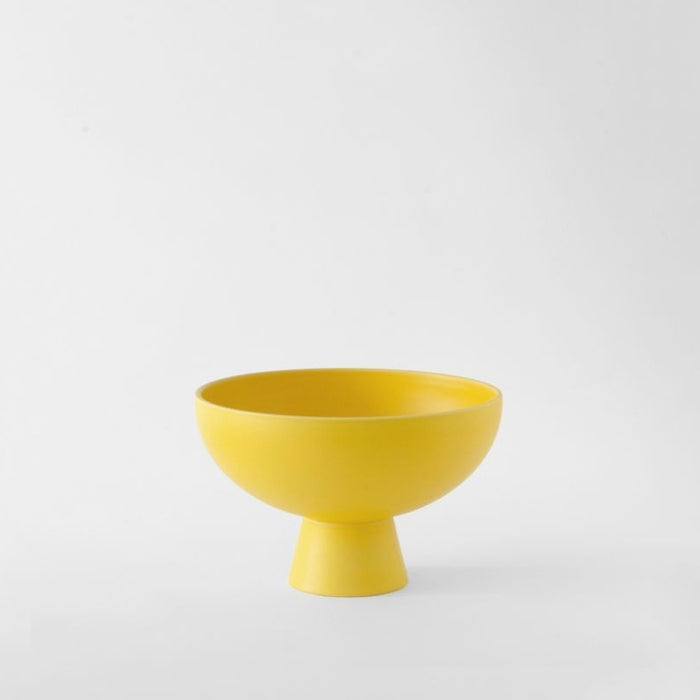  Strøm Bowl Medium - Yellow designed by Danish artist Nicholai Wiig-Hansen from Raawii