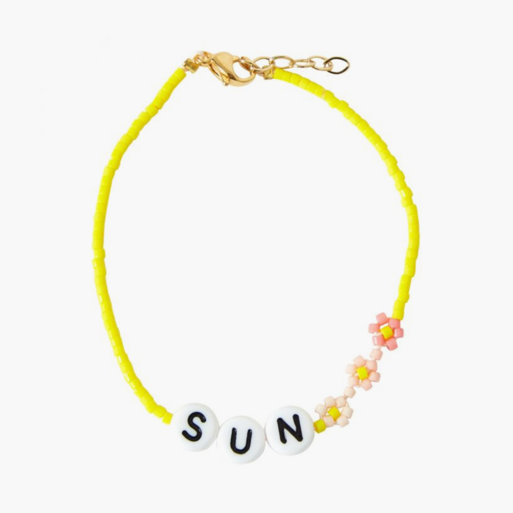 Miyuki Beads Yellow 'Sun' Bracelet - Womens