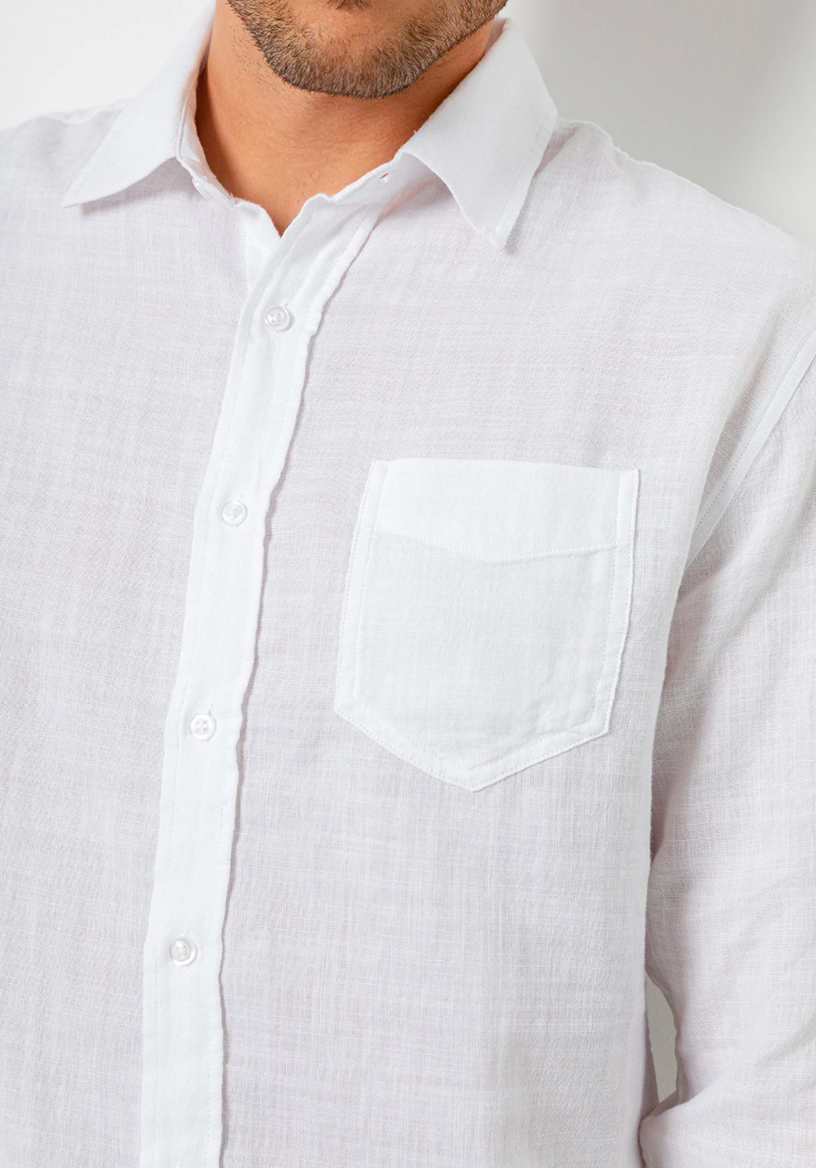 WYATT - WHITE Cotton Shirt