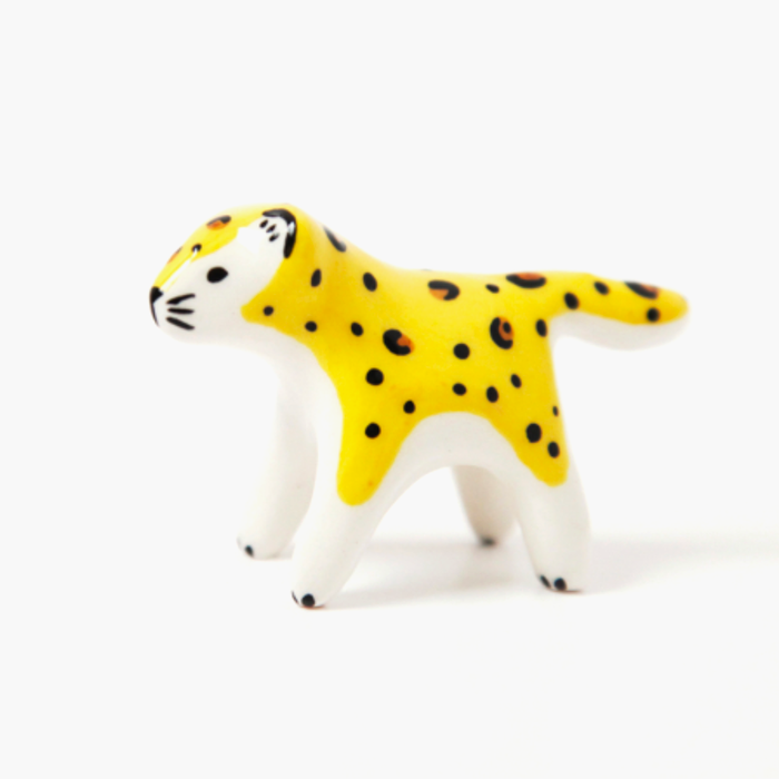 Mini Leopard Ceramic Decoration from Dodo Toucan