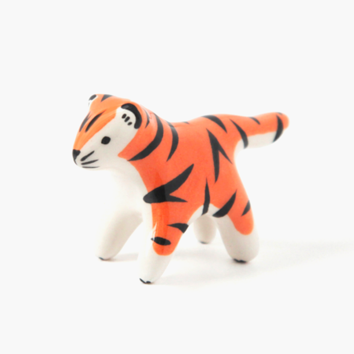 Mini Orange Tiger Decoration from Dodo Toucan