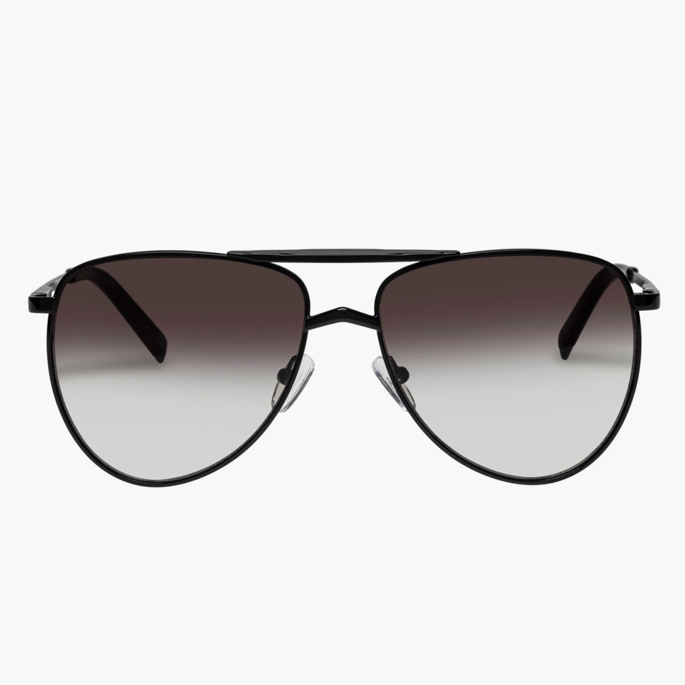 Le Specs High Fangle Aviator Sunglasses - Black