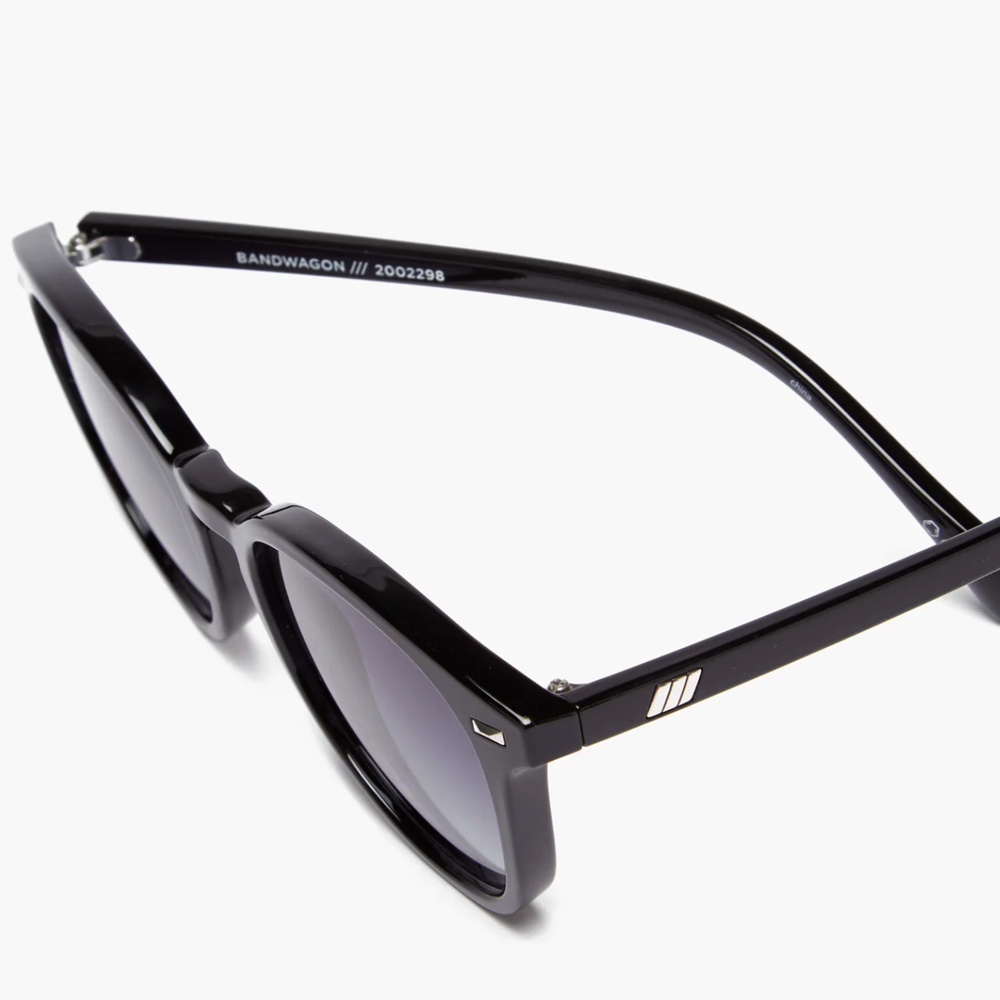 Bandwagon Round Sunglasses - BLACK SMOKE
