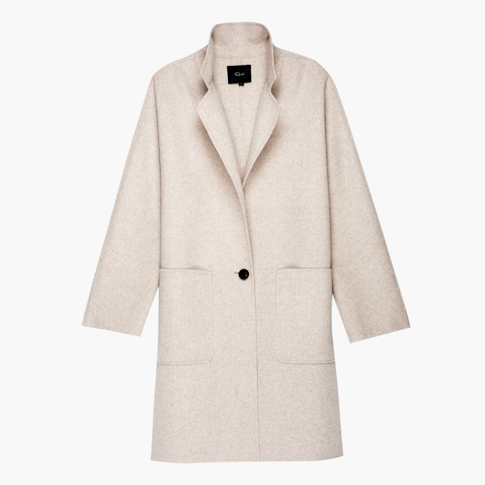 Everest wool blend trench coat - Oatmeal