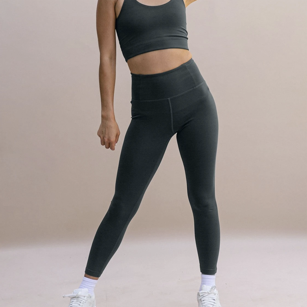 Girlfriend Collective FLOAT Seamless High-Rise Legging - SHADOW