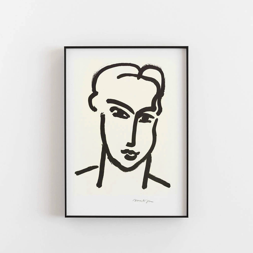 Henri Matisse 'GRANDE TETE DE KATIA, 1950’ Art Print - Galerie Maeght