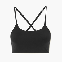 The FLOAT Juliet Bra in black from Girlfriend Collective