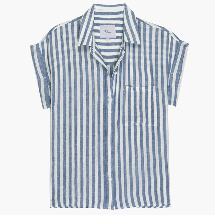 WHITNEY Short Sleeve Shirt - ECHO STRIPE from Rails