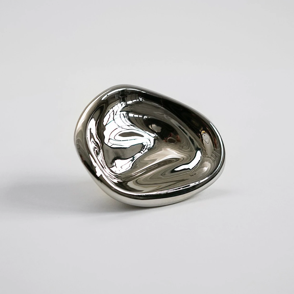 Ripple Knob - Small - Silver