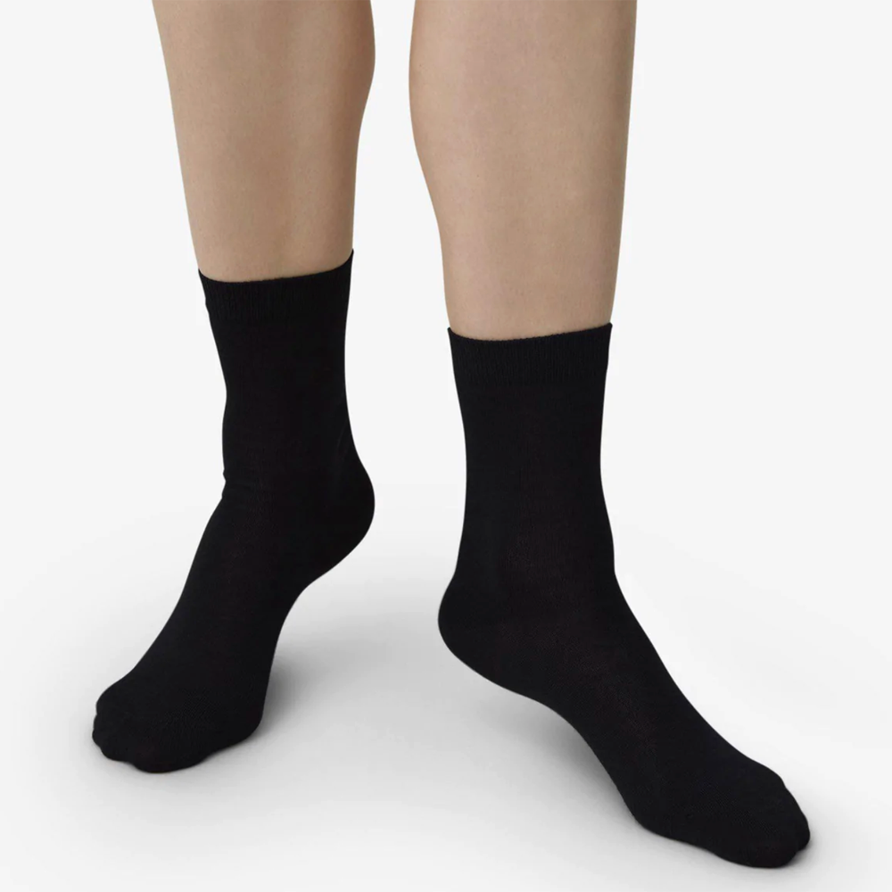 Black Wool Socks from Swedish Stockings