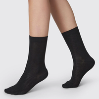 Black Bamboo Socks from Swedish Stockings