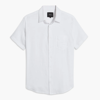 Rails Fairfax White Short Sleeve Cotton Mens Shirt