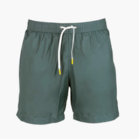 HARTFORD Mid-Length Military Green Lightweight Swim Shorts