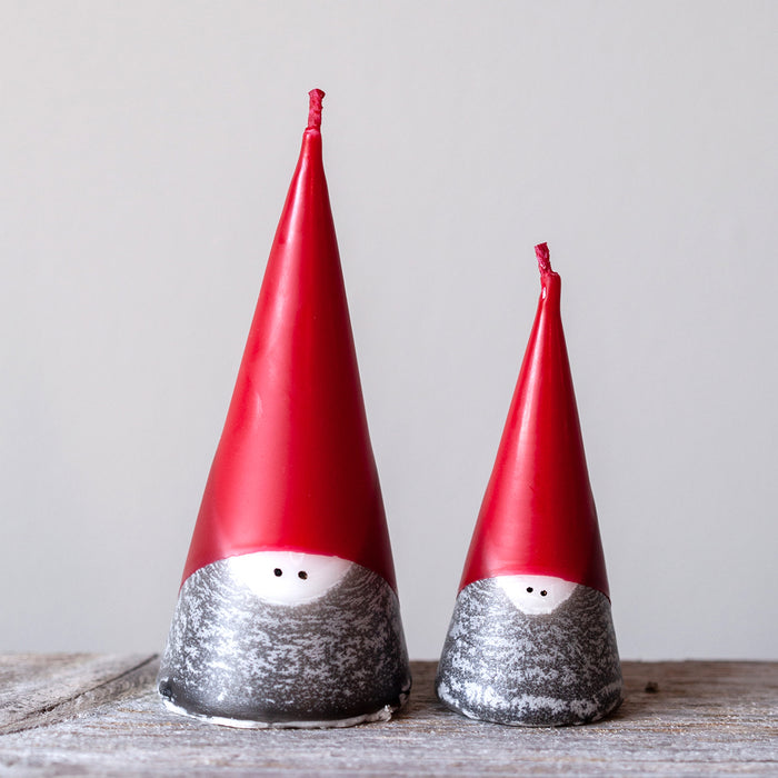 Santa Cone Candles - Tomteljus