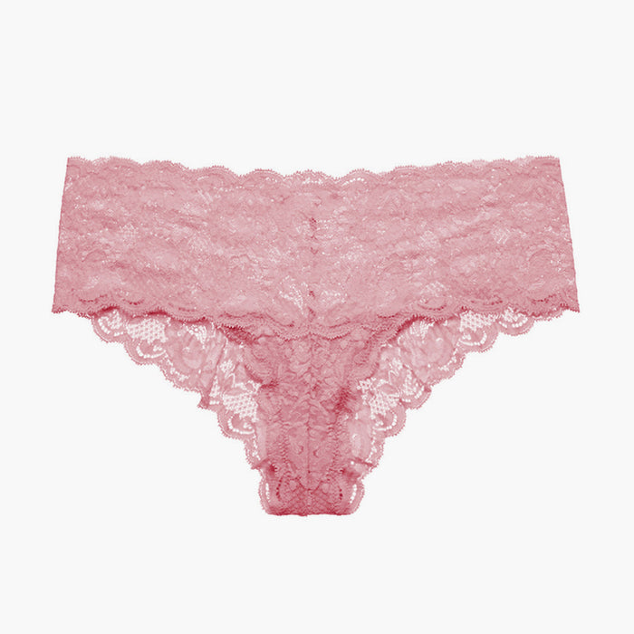 The Never Say Never Hottie Low Rise Boyshort from Cosabella is their best selling boyshort style with a cheeky fit and comfortable wide lace sides. 