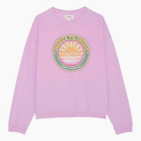 HARTFORD Peony Pink Sunrise Print Sweatshirt