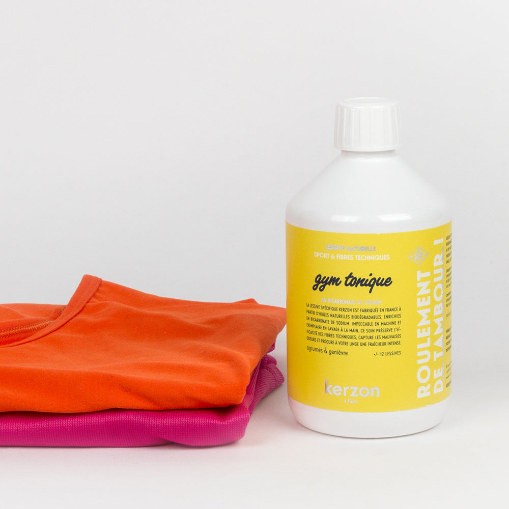 KERZON Gym Tonique Natural Laundry Soap for Sport & Technical Material