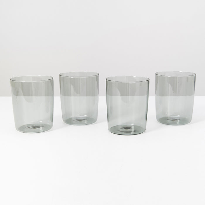 Maison Balzac Set of Four Large Drinking Glasses - SMOKE