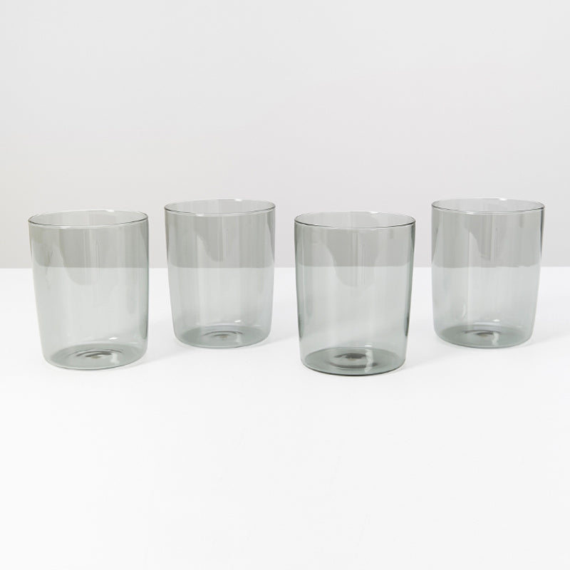 Maison Balzac Set of Four Large Drinking Glasses - SMOKE