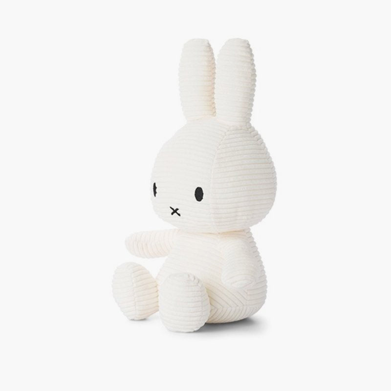 Miffy Corduroy Plush Toy - Cream