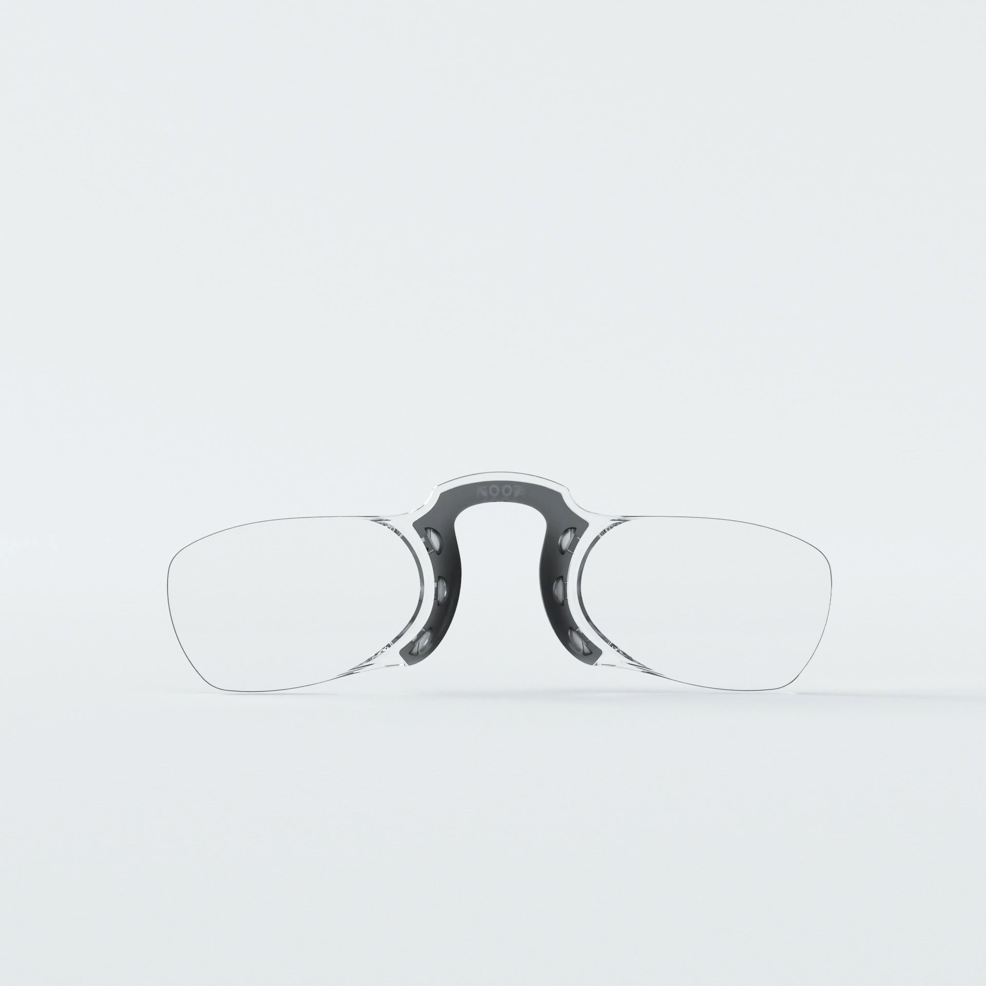 Rectangular Armless Reading Glasses - BLACK