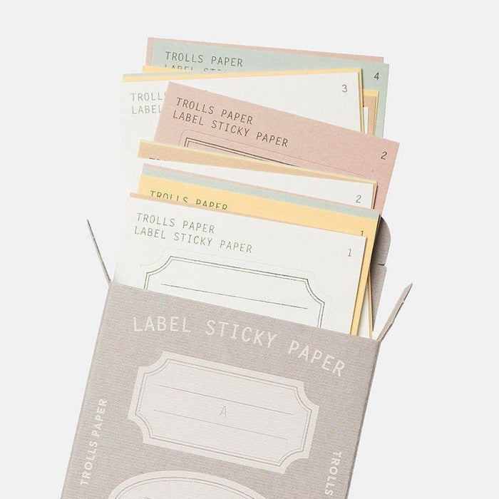 TROLLS PAPER Sticky Paper Labels - Type A